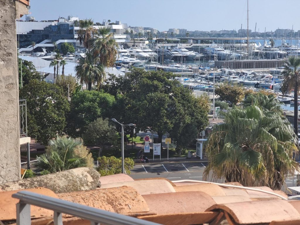 View from the balcony towards Palais des Festivals