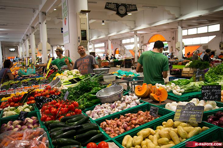 Forville market is 3 mins walk from the apartment
